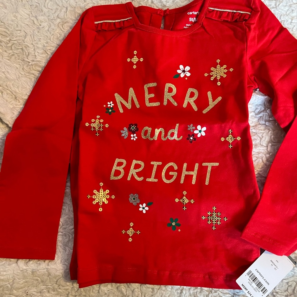Kids cute holiday too brand new with tags!